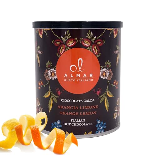 Almar Cortina heiße Schokolade, Dose heiße Schokoladenmischung, glutenfreie heiße Schokolade, Laktose, Konservierungsstoffe, 100% hergestellt in Italien, Orangen- und Zitronengeschmack – 360 g Dose Almar Cortina heiße Schokolade, Dose heiße Schokoladenmischung, glutenfreie heiße Schokolade, Laktose, Konservierungsstoffe, 100% hergestellt in Italien, Orangen- und Zitronengeschmack – 360 g Dose von ALMAR GUSTO ITALIANO