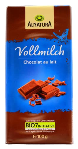 Alnatura Bio Vollmilch-Schokolade, 10er Pack (10 x 100g) von ALNATURA
