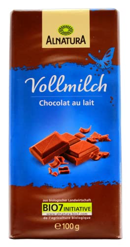 Alnatura Bio Vollmilch-Schokolade, 10er Pack (10 x 100g) von Alnatura