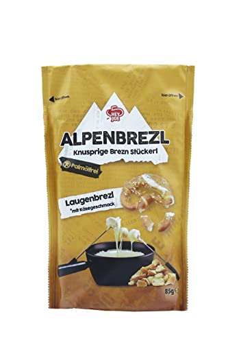 Alpenbrezl Käse, Brezel Snack Cheese, 27er Pack (27 x 85 g) von ALPENBREZL knusprige Brezn Stückerl