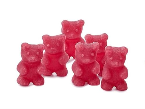 Tee-Bären® Erdbeere Fruchtgummi mit Erdbeergeschmack 10% Fruchtgehalt aus Fruchtsaftkonzentrat, zum Zubereiten eines Heißgetränks oder zum Vernaschen (100 g) von AMA-Feinkost