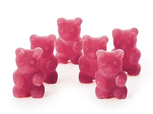 Tee-Bären® Rote Grütze Fruchtgummi mit Johannisbeere Kirschgeschmack 10% Fruchtgehalt aus Fruchtsaftkonzentrat, zum Zubereiten eines Heißgetränks oder zum Vernaschen (100 g) von AMA-Feinkost