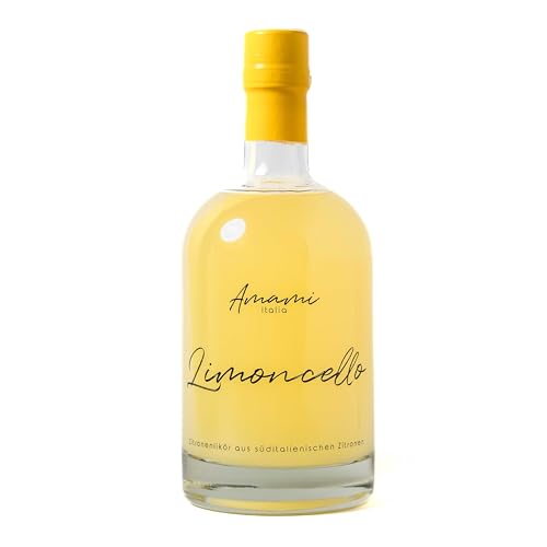 AMAMI ITALIA - Limoncello - italienischer Zitronenlikör aus süditalienischen Zitronen - 500ml - 28% Vol. von AMAMI ITALIA