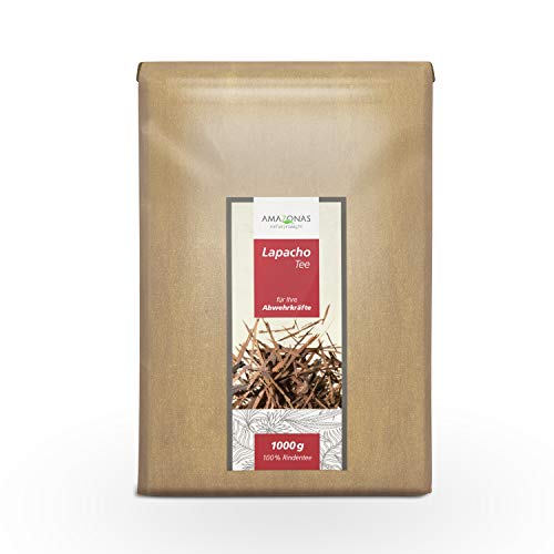 Lapacho Tee von Amazonas Naturprodukte - Stärkungstee aus Brasilien | 100 % reine Lapacho-Rinde des "Tabebuia avellanedae" geerntet durch Wildsammlungen | Ohne Gentechnik | 1000 Gramm Vorratspackung Lapacho Tee von Amazonas Naturprodukte - Stärkungstee aus Brasilien | 100 % reine Lapacho-Rinde des "Tabebuia avellanedae" geerntet durch Wildsammlungen | Ohne Gentechnik | 1000 Gramm Vorratspackung von AMAZONAS naturprodukte