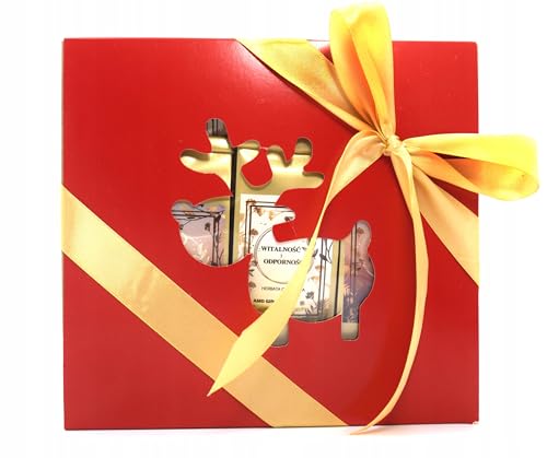 Geschenkkorb in einer Teedose Das Rentier vom Weihnachtsmann von AMD Gifts