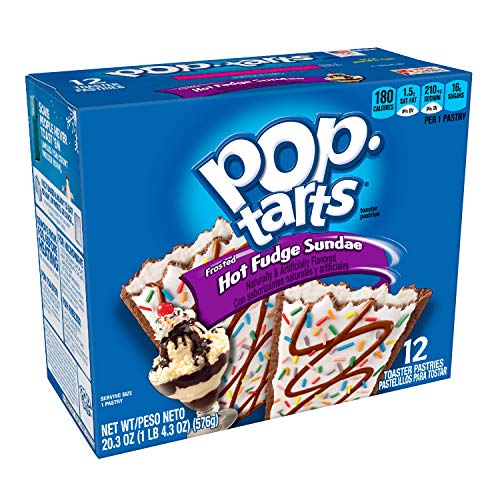 Kelloggs® - POP TARTS | HOT FUDGE SUNDAE (Frosted) | 12 Törtchen | 576 g von AMERICANFOOD4U