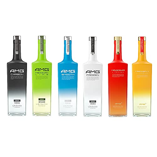 AMG Exklusiv SET Premium Wodka in verschiedenen Geschmacksrichtungen 35-40%, 6x 0,7L von AMG