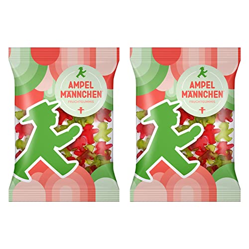 2er Pack Ampelmann Ampelmännchen Fruchtgummis 2 x 200 g von Ampelmann