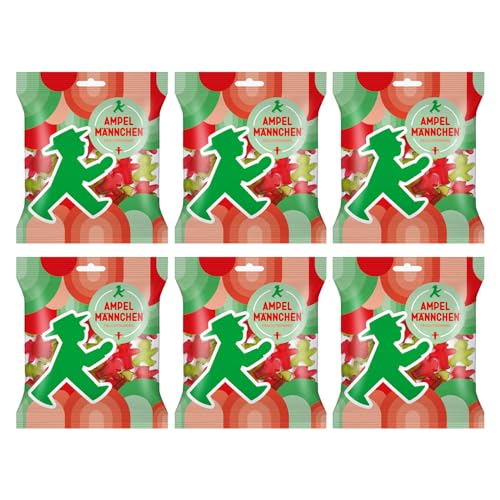 6er Pack Ampelmann Ampelmännchen Fruchtgummis 6 x 160 g 6er Pack Ampelmann Ampelmännchen Fruchtgummis 6 x 160 g von AMPELMANN