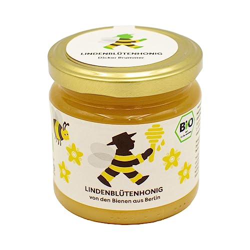 Dicker Brummer | Bio Lindenblütenhonig aus Berlin | 250g | Aromatisch Dicker Brummer | Bio Lindenblütenhonig aus Berlin | 250g | Aromatisch von AMPELMANN