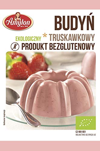 ERDBEERE PUDDING ERDBEEREN (GLUTENFREI) BIO 40g - AMYLON von AMYLON