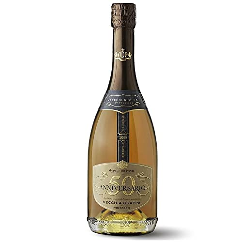 ANDREA DA PONTE VECCHIA GRAPPA DI PROSECCO 50 ANNIVERSARIO LIMITED EDITION IN CASSETTA DI LEGNO 70 CL von ANDREA DA PONTE