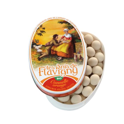 Anis de Flavigny Anis-Pastillen, Orange, Zimt 50g von ANIS DE FLAVIGNY