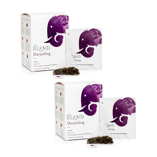 Blend® Tea | Tè Nero Darjeeling Nocciola | Tè Nero Himalaya Darjeeling FTGFOP-1 | Tè Nero Indiano - 2 x 15 Piramidi di Tè (60 Gr) von ANTICO CAFFE' NOVECENTO