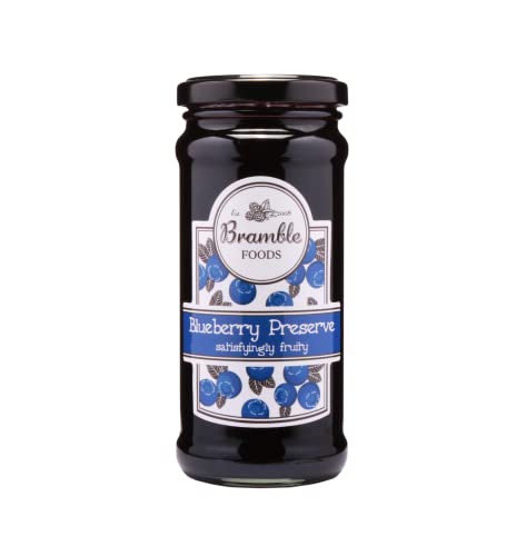 Brombeer-Lebensmittel | Glas englische Marmelade | Heidelbeermarmelade - 1 x 340 Gr | Qualität Marmelade | Fruchtkompott Brombeer-Lebensmittel | Glas englische Marmelade | Heidelbeermarmelade - 1 x 340 Gr | Qualität Marmelade | Fruchtkompott von ANTICO CAFFE' NOVECENTO