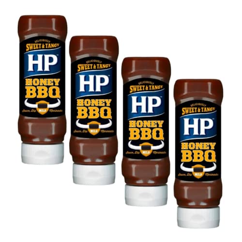 HP | Barbecue-Sauce | Sauce Gewürze Rauch und Honig | BBQ-Barbecue-Sauce - 4 x 465 Gr von ANTICO CAFFE' NOVECENTO
