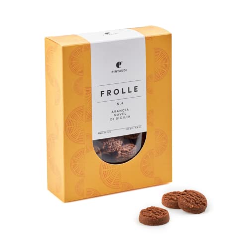 Pintaudi | Navel Orange Shortbread | Orangen- und Kakaokekse | Butterkekse im Beutel mit Kakao & sizilianischer Orange - 160 Gr | Fruchtiger Mürbeteig Pintaudi | Navel Orange Shortbread | Orangen- und Kakaokekse | Butterkekse im Beutel mit Kakao & sizilianischer Orange - 160 Gr | Fruchtiger Mürbeteig von ANTICO CAFFE' NOVECENTO