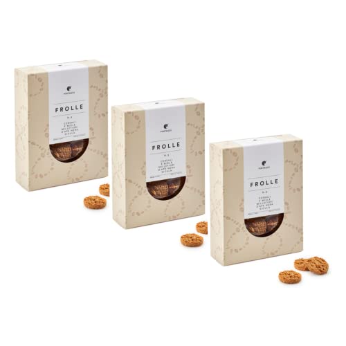 Pintaudi | Shortbread Cerealien und Honig | Sizilianische Orangenhonigkekse | Butterkekse im Beutel mit Müsli - 3 x 160 Gr | 3 Schachteln mit rustikalen und echten Shortbreads von ANTICO CAFFE' NOVECENTO