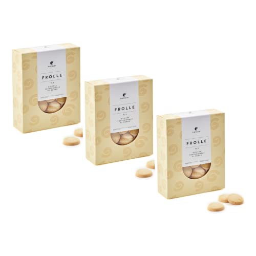 Pintaudi | Shortbread Traditionelles Rezept Butter | Reine Butterkekse | Butterkekse in Normandy Butter Bag - 3 x 160 Gr | 3 klassische Shortbread-Förmchen mit Butter von ANTICO CAFFE' NOVECENTO