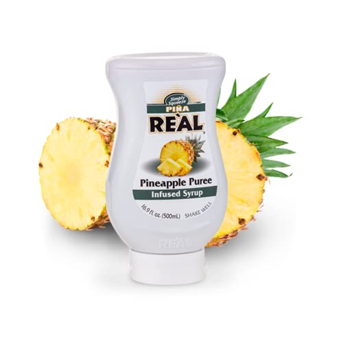 Real | Ananaspüree Sirup | Sirup Ananas Costa Rica | Ananas für Desserts und Zubereitungen in der Küche - 1 x 500 ml. von ANTICO CAFFE' NOVECENTO