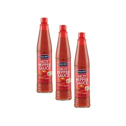 Santa Maria | Sauce mit scharfem Pfeffergeschmack - 3 x 85 ml | Saucen Gewürze für die Küche | Mexikanische scharfe Soße von ANTICO CAFFE' NOVECENTO
