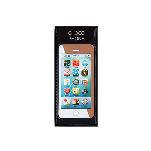 Weibler® | Smartphone-Hülle | Handy in Milchschokolade Kakao 36% - 70 Gr | Dekorierte Tafel Milchschokolade von ANTICO CAFFE' NOVECENTO
