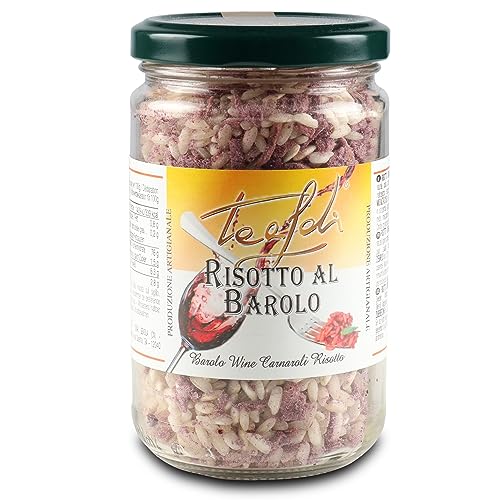 Teadli Risotto mit Barolo-Wein, Italienischer Risotto mit Carnaroli Reis, 220 g von ANTICO PASTIFICIO TEALDI