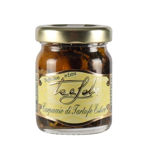 Tealdi, Sommertrüffe-Carpaccio in Olivenöl, aus Italien, 50 g von ANTICO PASTIFICIO TEALDI