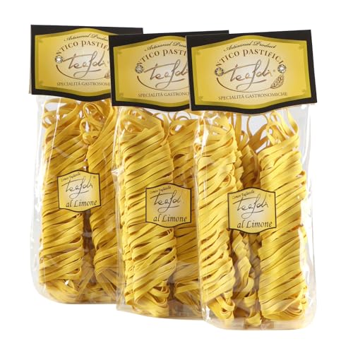 Tealdi, Tagliatelle mit Zitrone, aus Italien, 3 x 250 g von ANTICO PASTIFICIO TEALDI