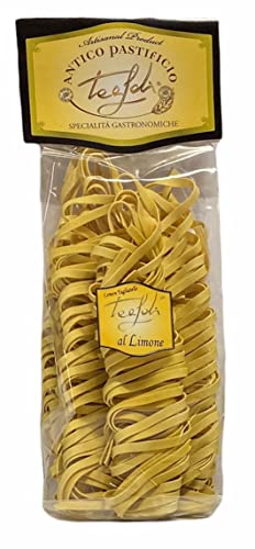 Tealdi Tagliatelle mit Zitrone, Tagliolina al limone, Tagliatelle Nudeln, italienisch, 250 g von ANTICO PASTIFICIO TEALDI