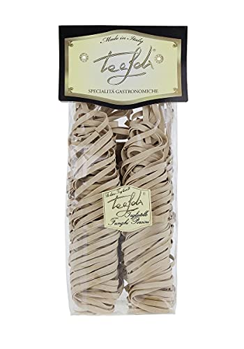 Tealdi Taglioni mit Steinpilzen, Tagliatelle mit Pilzen, italienische Pasta, Steinpilzpasta, Steinpilznudeln 250 g von ANTICO PASTIFICIO TEALDI