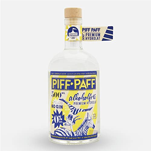 PIFF PAFF alkoholfreie Alternative 0,0% mit 25 Botanicals aus der APPLAUS Brennerei Melisse, Thymian, Salbei und Wacholder für alkoholfreie Cocktails (1 x 0,5l) von APPLAUS