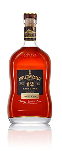 Appleton Estate 12 Years Old Rare Casks - 12 Jahre gereifter, gold-brauner Jamaica Rum, zum pur Genießen oder für Cocktails - 1 x 0,7 l von APPLETON
