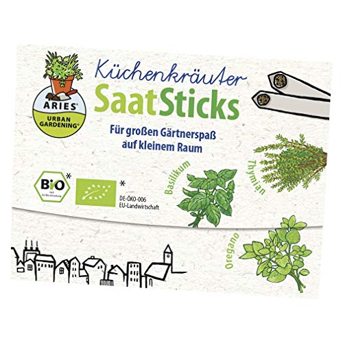 Aries Küchenkräuter Saatsticks vegan bio 8 Sticks von ARIES