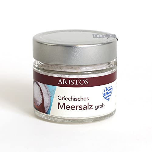 Grobes Meersalz für Salzmühle - 200 g Refill Salz aus Griechenland |ARISTOS (Meersalz Natur) von ARISTOS