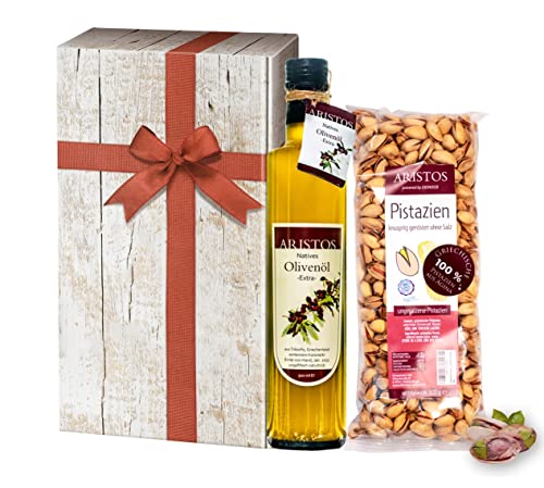 Geschenk-Set | Olivenöl Geschenk | Pistazien | ARISTOS (Olivenöl Pistazien) von ARISTOS