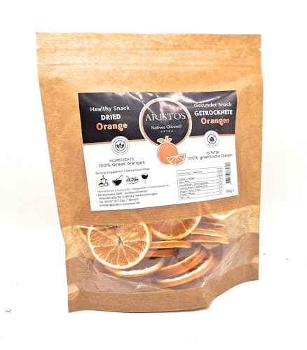 Getrocknete Fruchtscheiben - Orangenscheiben für Cocktails und Eistee, Tee, Glühwein oder Fruchtsaft und Kinderpunsch von ARISTOS