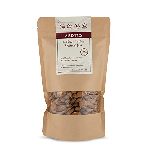 Mandel Kerne | Griechenland | Roh | Unbehandelt | Ohne Salz | Mandelmilch | 500 g | ARISTOS (Mandelkerne) von ARISTOS