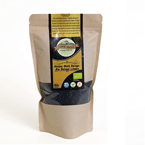 1 kg Schwarze Bio Belugalinsen für Salat Eintopf und indisches Curry - schwarze Beluga Linsen im Doppelpack zu je 500 g aus Griechenland - kurze Kochzeit | ARISTOS 1 kg Schwarze Bio Belugalinsen für Salat Eintopf und indisches Curry - schwarze Beluga Linsen im Doppelpack zu je 500 g aus Griechenland - kurze Kochzeit | ARISTOS von ARISTOS