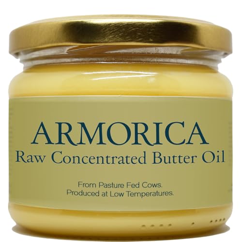 ARMORICA Konzentriertes Butteröl, hergestellt aus mit Gras gefütterter Kuhmilch, Quelle fettlöslicher Vitamine, reich an gesunden Fetten, 230 g ARMORICA Konzentriertes Butteröl, hergestellt aus mit Gras gefütterter Kuhmilch, Quelle fettlöslicher Vitamine, reich an gesunden Fetten, 230 g von ARMORICA