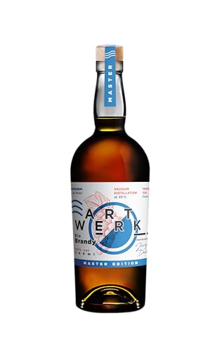 ARTWERK | Brandy | Master Edition | Reifung in alten Eichenholzfässern | Beste Bio-Traubenqualität | Category Gewinner & Gold World Brandy Awards 2022 | Gold IWSC 2024 | 40% vol. | 700ml von ARTWERK