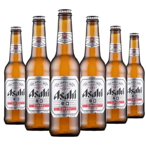 ASAHI BREWERIES Asahi Super Dry 6 x 33 cl das beliebteste Bier aus Japan von ASAHI BREWERIES