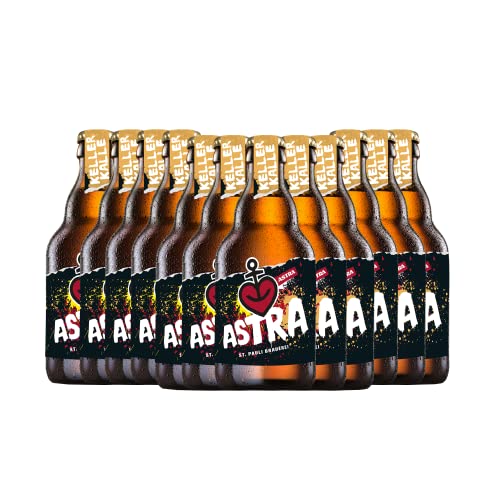 Astra St. Pauli Brauerei, 12 Knollen (0,33l) handgebrautes Bier aus dem Herzen von St. Pauli (KELLER KALLE) von ASTRA