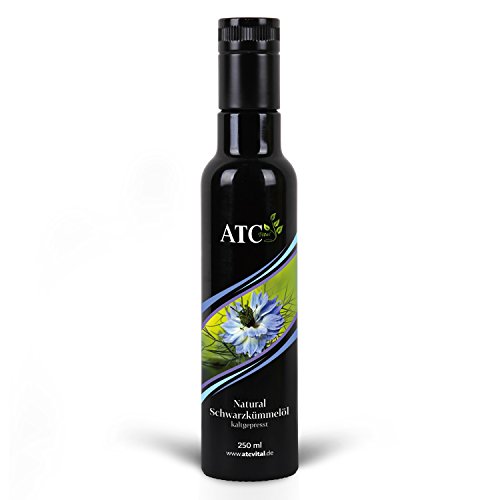 ATC Vital | Schwarzkümmelöl kaltgepresst und gefiltert, reines Öl aus Nigella Sativa Samen, 250ml von ATC Vital