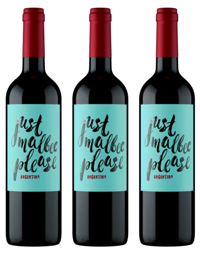 Atlantik Weine, Just Malbec Please 2018, Rotwein aus Mendoza, Argentinien, Südamerika, trocken (3 x 0,75l) von ATLANTIK
