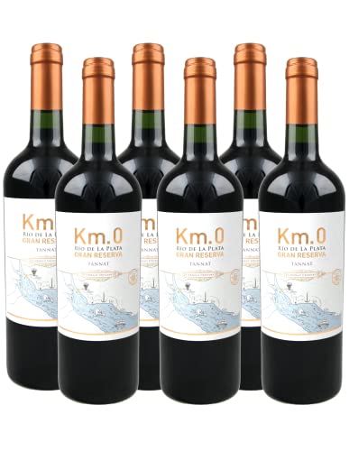 Atlantik Weine, Km.0 Gran Reserva Tannat 2017, Rotwein aus Uruguay, trocken (6 x 0,75l) von ATLANTIK