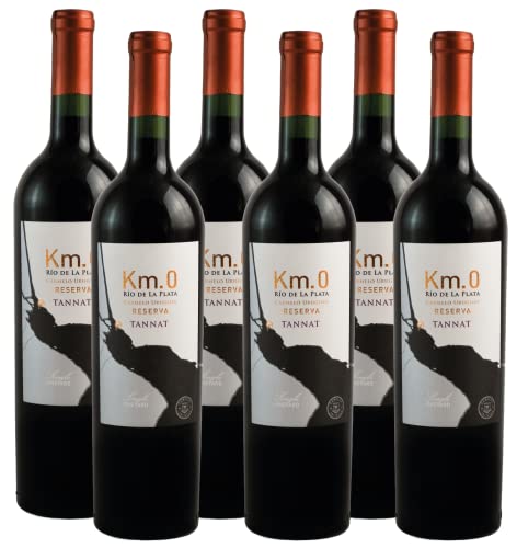 Atlantik Weine, Km.0 Reserva Tannat 2018, Rotwein aus Uruguay, trocken (6 x 0,75l) von ATLANTIK