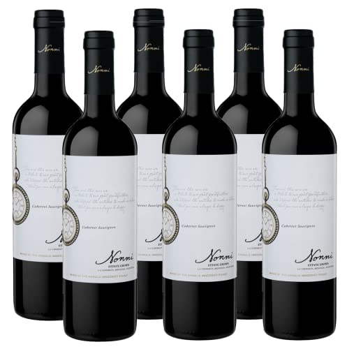 Atlantik Weine, Nonni Cabernet Sauvignon 2017, Rotwein aus Mendoza, Argentinien, Südamerika, trocken (6 x 0,75l) von ATLANTIK