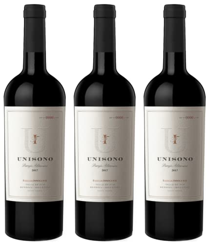 Atlantik Weine, Unisono 2017, Rotwein aus Mendoza, Argentinien, Südamerika, trocken (3 x 0,75l) von ATLANTIK