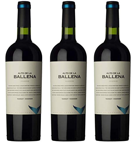 Atlantik Weine, Weinpaket Reserva Tannat Viognier 2015, Rotwein aus Uruguay, Südamerika, trocken (3 x 0,75l) von ATLANTIK